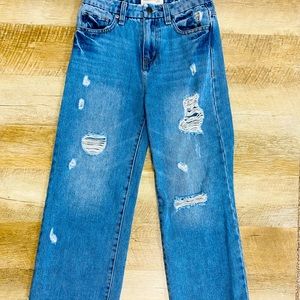 Habitual Girls Wide Crop Hi-Rise Jean